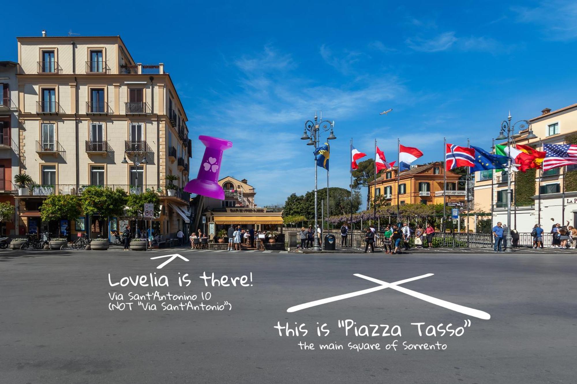 Lovelia: Sorrento Square Lovely Suite Exteriör bild